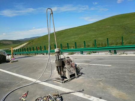 祁门公路地基基础注浆加固